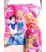 Lata + Mochila Saco Princesas - Disney